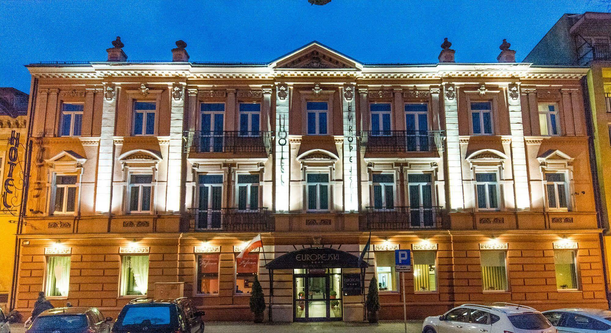 Europejski Boutique Hotel Radom Exteriör bild